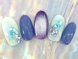 紫陽花ネイル☆6600円
