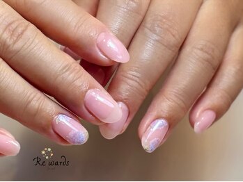 リワーズネイル 千歳船橋店(ReWARDs nail)/ふんわり紫陽花ネイル