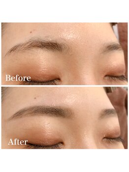 ビビデバビデ(Vivide Vavide)/【眉】アーチっぽい眉から平行眉