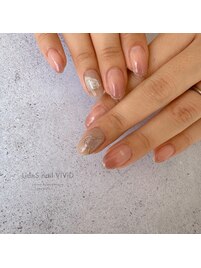 2本アート＋ラメライン