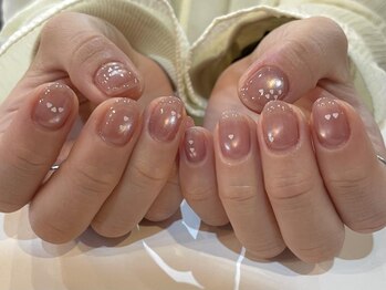 アイネイルズ 梅田店(I nails)/ちゅるんマグハートネイル