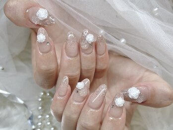 アンジュ(Ange)/【Rika】薔薇ネイル