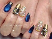 ミュリゼ(Murise)/【ネイビー×ゴールド】