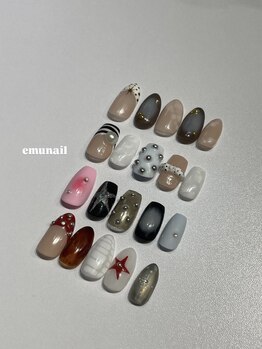 エム ネイル(emu nail)/RUKAデザイン☆