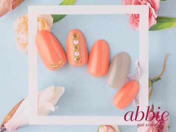 ネイルサロンアビー 北千住店(abbie)/【リビングコーラル】¥8976