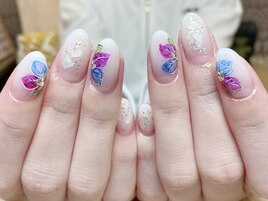 紫陽花ネイル☆