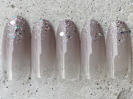 シンプルホロラメグラデ ¥7000