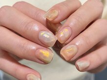 アイネイルズ 梅田店(I nails)/オーロラもやもやぷっくり￥9700