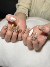 ハーティーネイル 自由が丘南口店(heartynail)/ツイード/ミラーマグネット