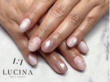 ネイルスタジオ ルキナ(LUCINA)/ H-692大人可愛いハートネイル