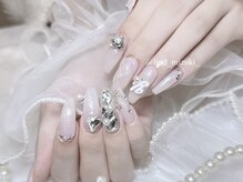 リンドネイル バイ モカ アンド ララ(Lind nail by moca and LaLa)/【mizuki】ガーリー/埋めつくし