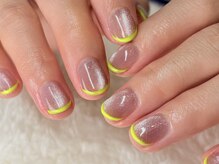 グロスネイル(gloss nail)/ジェル／細フレンチ