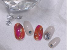 ネイルサロン クイル(QUILL)/３月ちょい盛りビジュー（2）