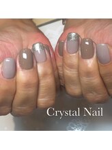 クリスタルネイル ボンベルタ橘店(CRYSTAL NAIL)/シンプルネイル