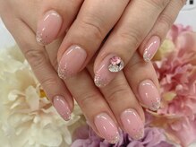 ディーネイル 天王寺(D-nail)/(松崎)Vカットストーン