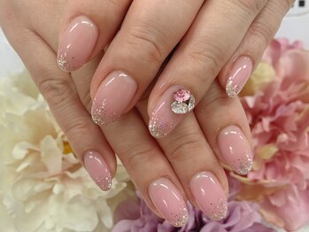 ディーネイル 天王寺(D-nail)/(松崎)Vカットストーン