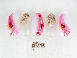 2021年新春ネイル(成人式)-12