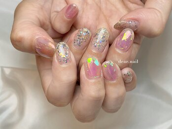 ディアネイル(dear.nail)/キラキラ氷ネイル