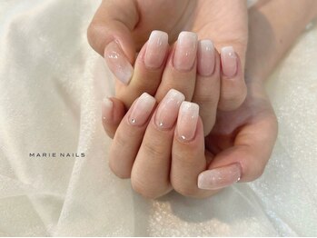 マリーネイルズ 大阪梅田店(MARIE NAILS)/新規様8000円 クリアベース0724a