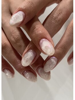 ミントリーフ バイ リート(Mint leaf by Reat)/オーロラ×ニュアンスネイル