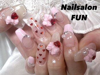 ファン(FUN)/★自爪10本アート乗せ放題