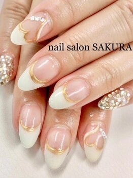 サクラ(SAKURA)の写真/通いやすくネイル初心者も始めやすい価格で、ネイルを気軽に楽しめるサロン♪フィルイン可能サロンです！