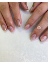 ミラーフレンチデザインネイル