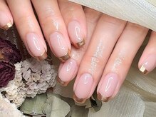 ネイル バイ エン(Nail by EN)/ミラーフレンチ