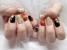 フェリスネイル 池袋店(Feliz Nail)/和柄／成人式ネイル／前撮り
