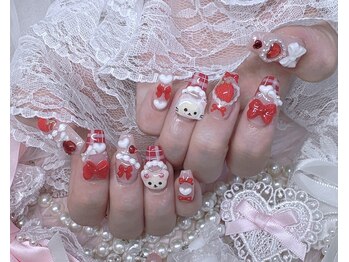 ネイル アリーズ セカンド(nail Allies 2nd)/冬 フリル チェック ガーリー