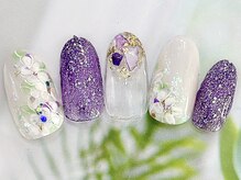 ティーエヌ 大船店/紫陽花ネイル☆6600円