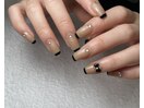 ブラックタイトフレンチ×リボン