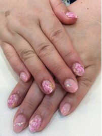 お花ネイル