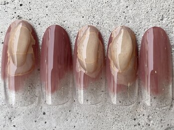 フリークネイル(FREAK Nail)/水彩ベージュクリアピンク ¥6500