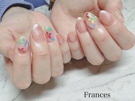 リーフホログラムお花