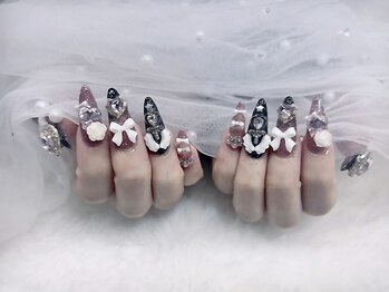 ロカネイル(ROKA NAIL)/高級パーツつけ放題★深夜営業