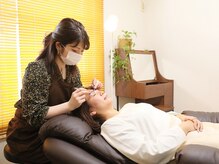 クレイドル(cradle)/マツエク　施術風景