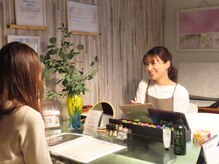 ジラソーレ(GIRARSOLE)の雰囲気（丁寧なカウンセリングで体調や気分に合わせてアロマを厳選！）