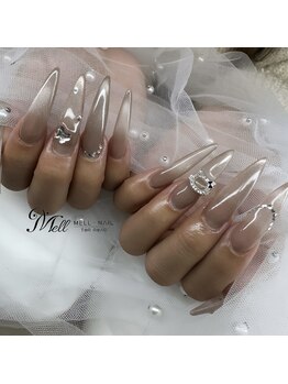 メルネイル(MELL-NAIL)/10本アート＋有料パーツ