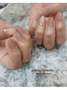 プライベート ネイルサロン マーマ(murmur)/ミラー囲みネイル