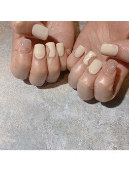 アティックネイルアトリエ(attic nail atelier)/シンプルネイル★