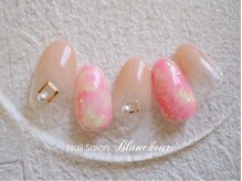 ネイルサロン ブランシュール(Nail Salon Blancheur)/ひな祭りカラータイダイ