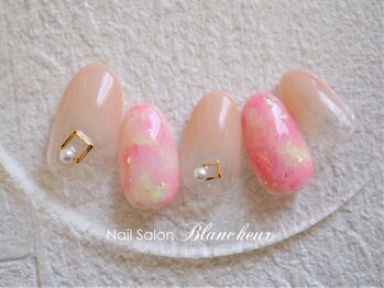 ネイルサロン ブランシュール(Nail Salon Blancheur)/ひな祭りカラータイダイ