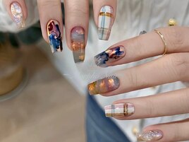 #ニュアンスネイル #マーブル