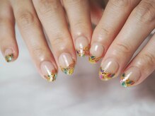 ミーナネイル(miinanail)/カラフル上品フレンチネイル