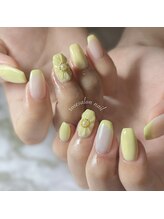 トータルビューティーローズ(Rose)/ぷっくりフラワーネイル