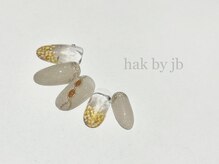 ハク ネイル バイジェービー 稲毛(hak nail byjb)/金木犀デザイン