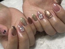 サニーヒルズ ウィズ マキア 藤沢(Sunny hills with MAQUIA)/ビジューネイル