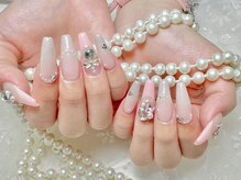 ナユキネイル 渋谷店(NA.YUKI NAIL)/長さだし持ち込みデザイン