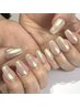 【nail hand】ミラー/オーロラネイル ワンカラーコース ☆ 6500円